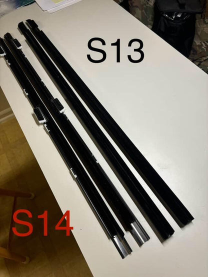 Nissan 240sx S13 and S14 Door Seals (Window Weatherstripping)