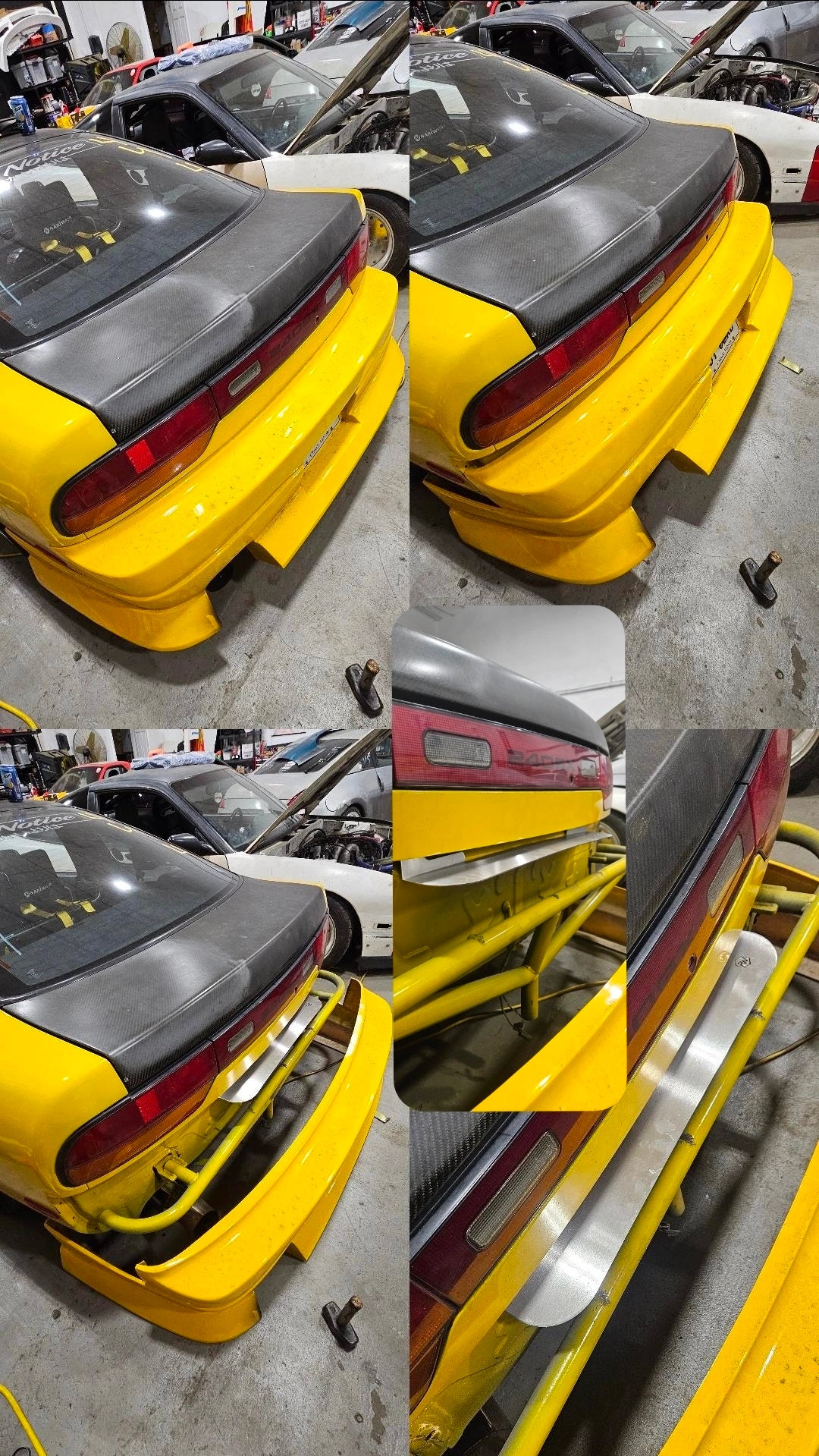 S13 Hatchback Rear Bumper Support