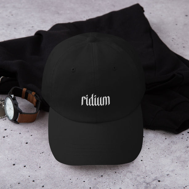 Ridium Straight Gothic Dad Hat