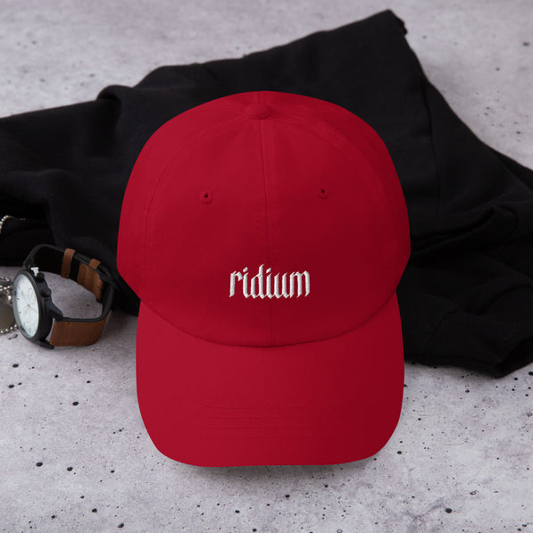 Ridium Straight Gothic Dad Hat