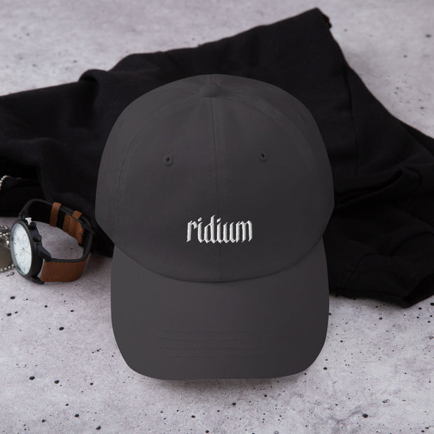 Ridium Straight Gothic Dad Hat