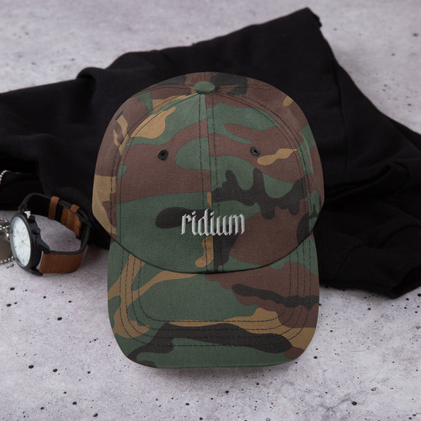 Ridium Straight Gothic Dad Hat