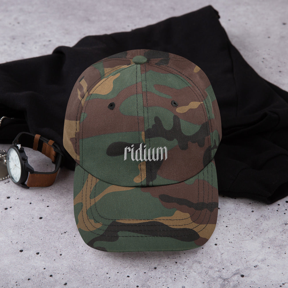 Ridium Straight Gothic Dad Hat