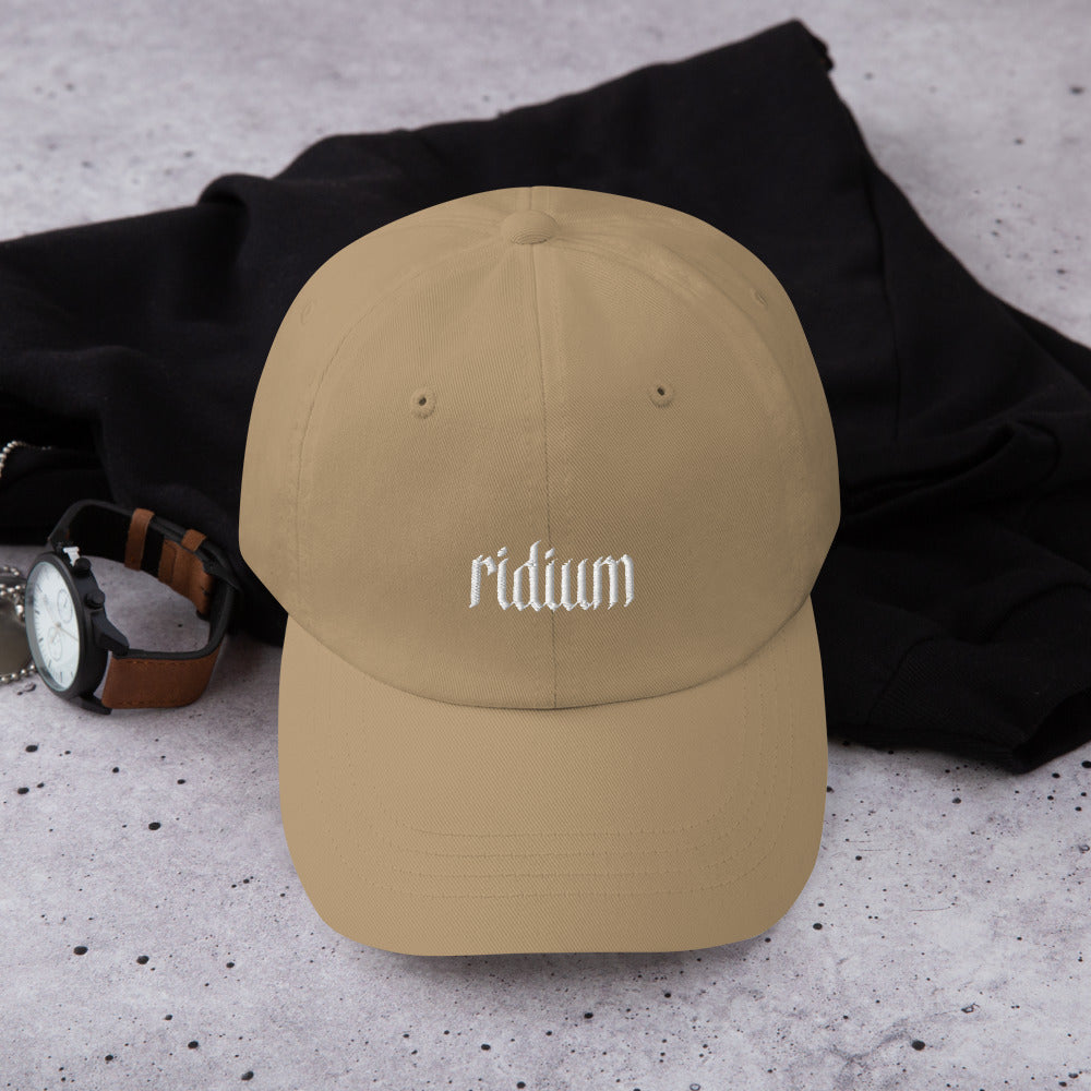 Ridium Straight Gothic Dad Hat