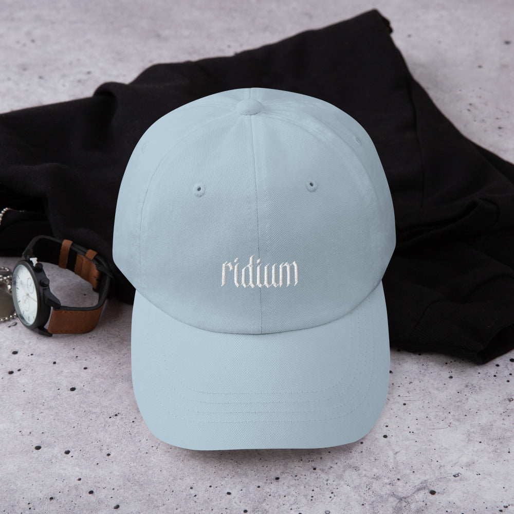 Ridium Straight Gothic Dad Hat