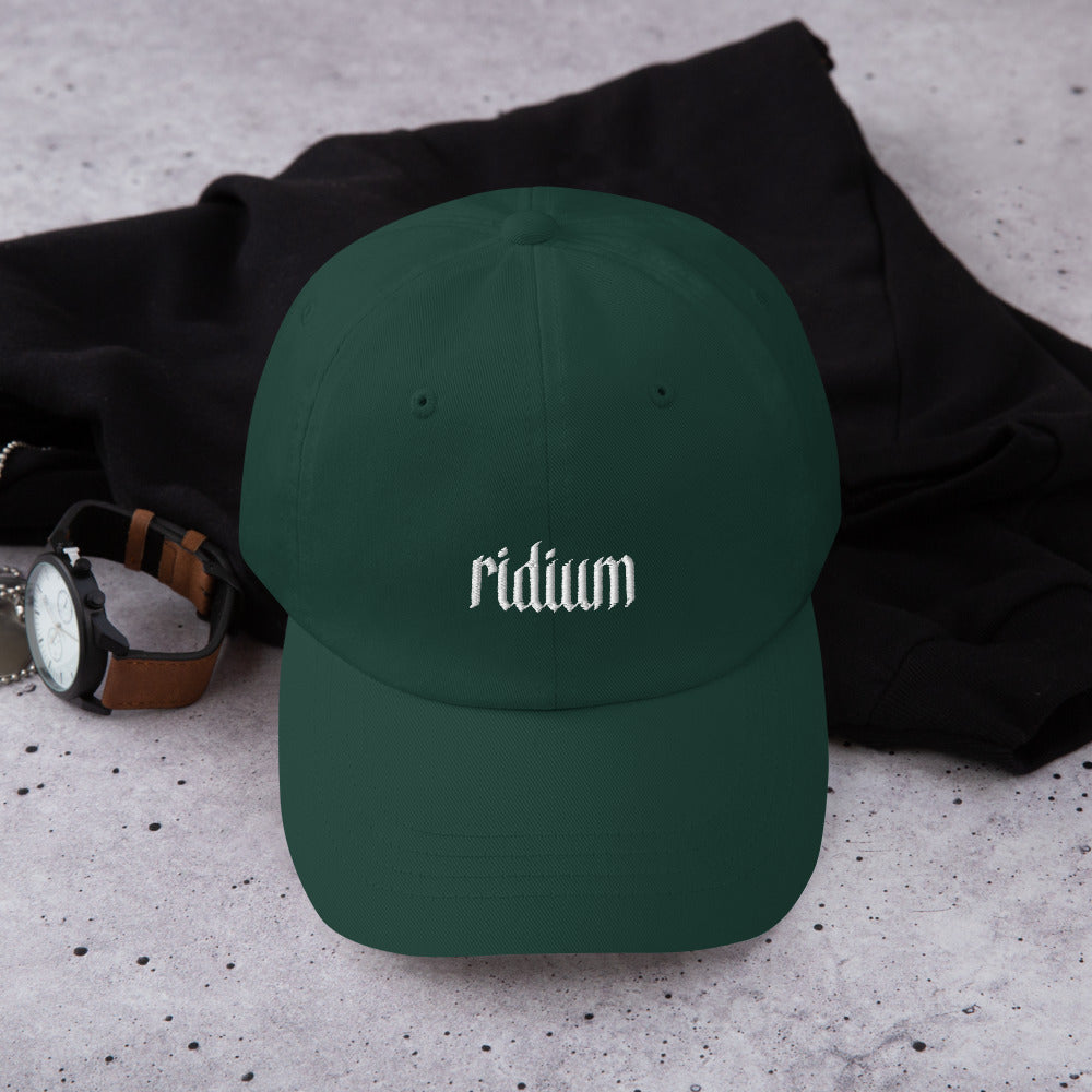 Ridium Straight Gothic Dad Hat