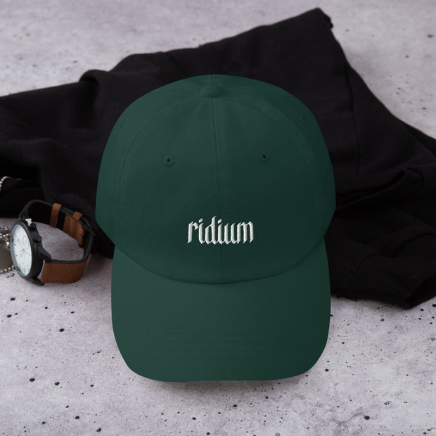 Ridium Straight Gothic Dad Hat