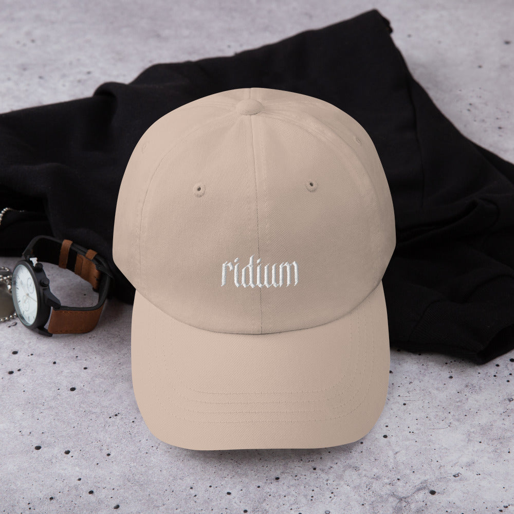 Ridium Straight Gothic Dad Hat