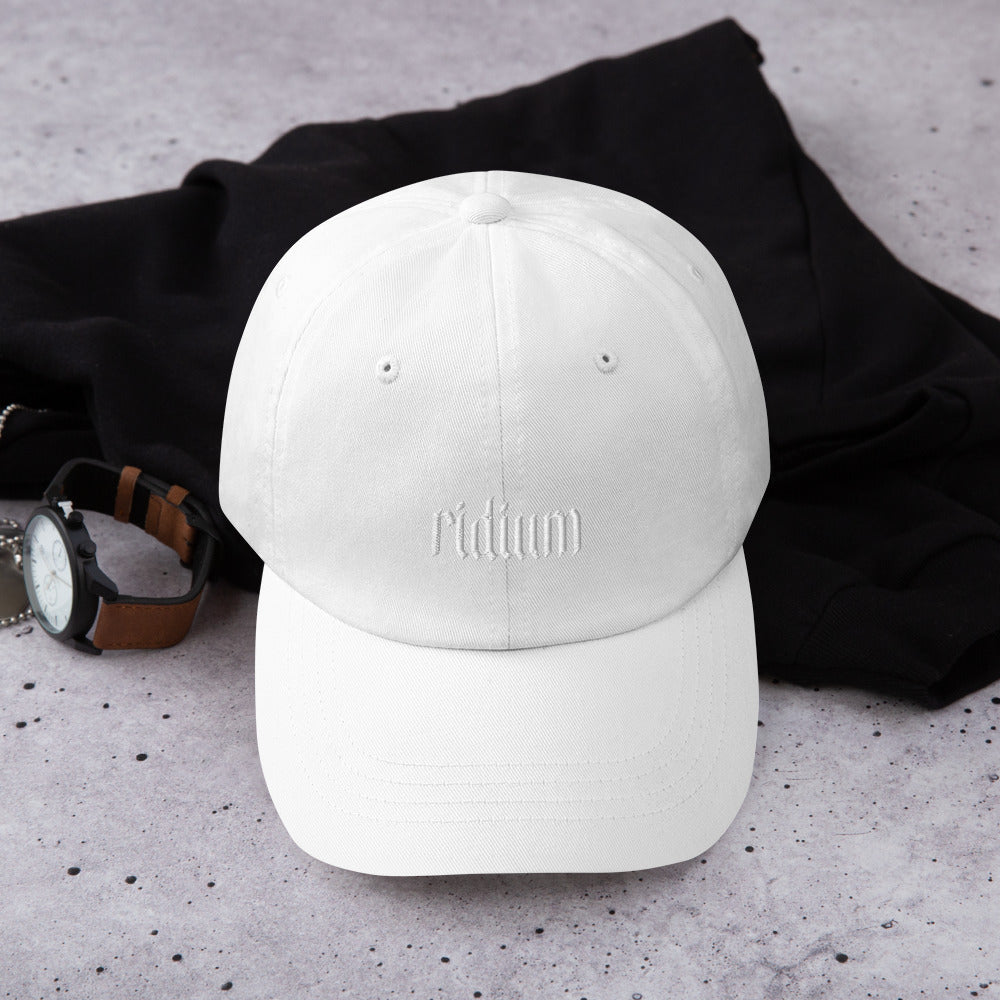Ridium Straight Gothic Dad Hat