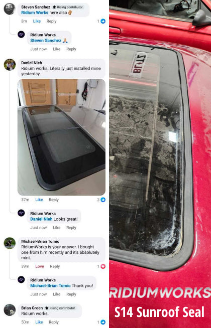 New S14 Roof Seal