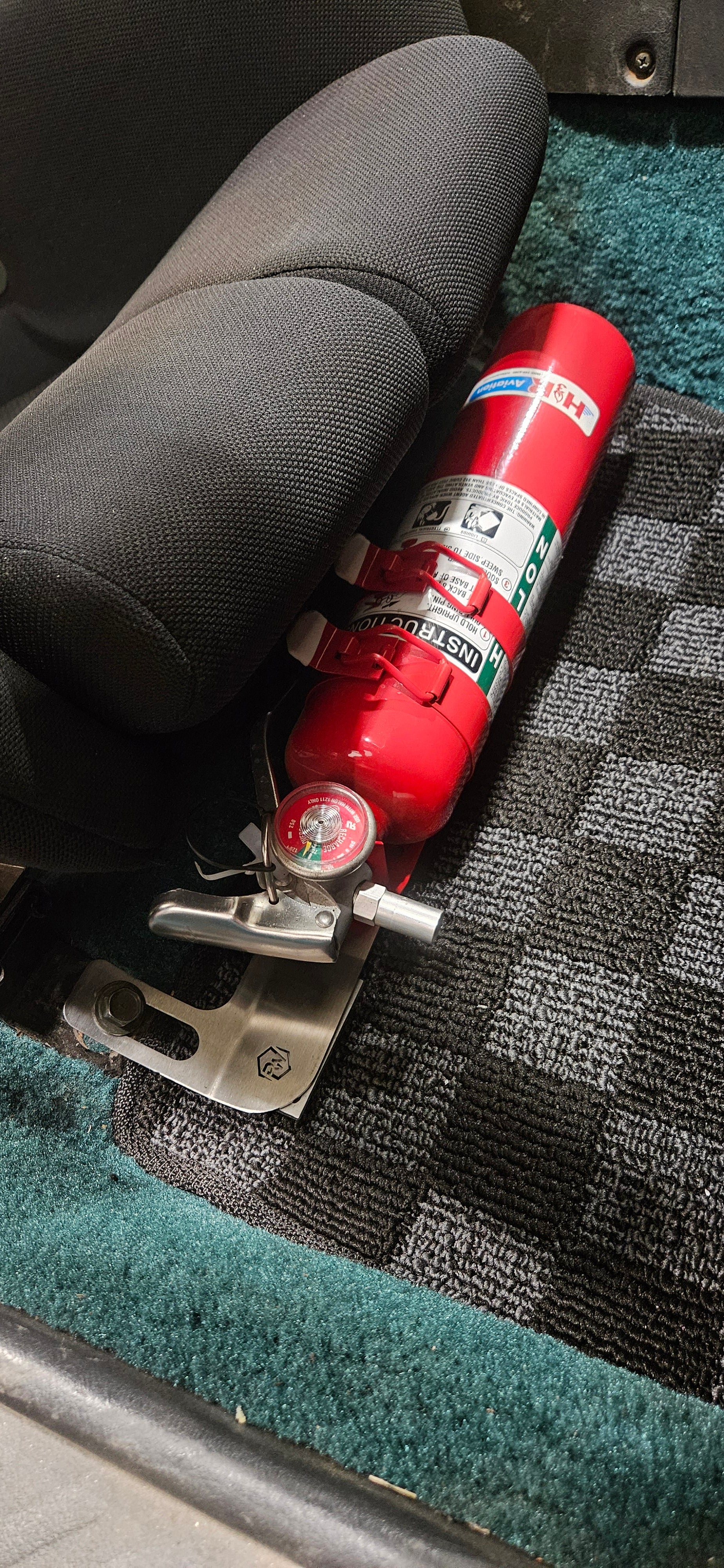 S13 & S14 Fire Extinguisher Seat Mount